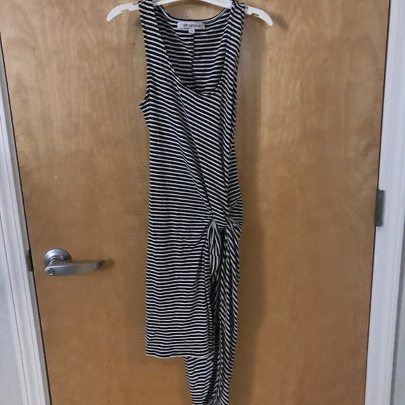 striped high low bodycon dress knot detail 3/$45 - Picture 2 of 2